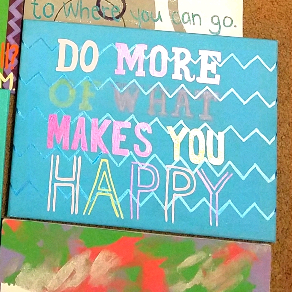 Hand painted canvas | quote| inspiration